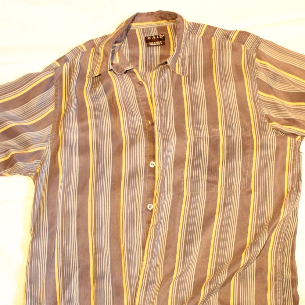 Vintage Silk Buttonup